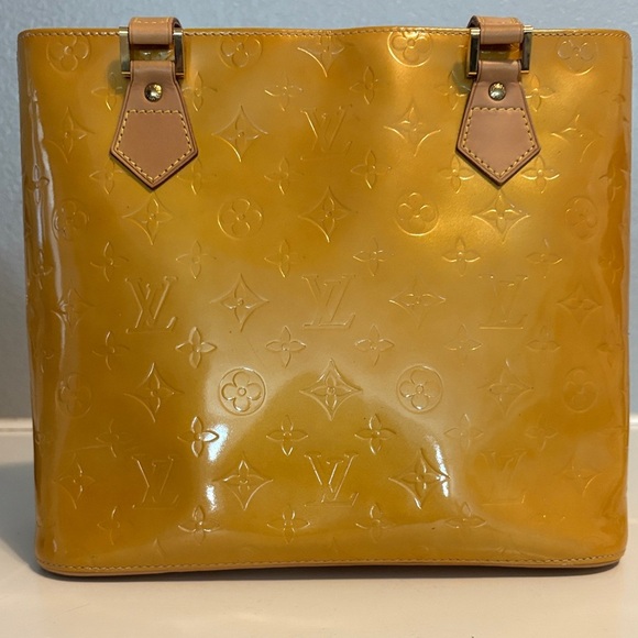 Vibrant Louis Vuitton Mustard Vernise Tote with COA - Picture 7 of 16